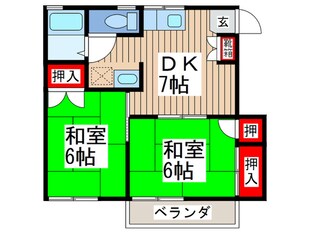 オークスⅡの物件間取画像